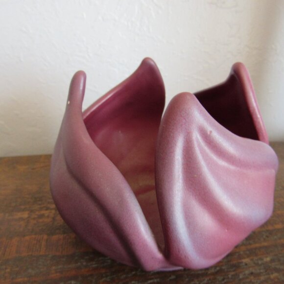Purple Pink Van Briggle Collectible Ceramic Pot - Picture 3 of 7